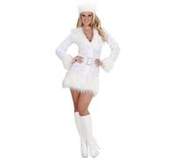 Widmann Aikaa Eskimo Girl (Hooded Dress, Leg Warmers) (L) Brown