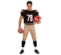 Widmann S.r.l. Costume Footballeur américain Noir Taille M
