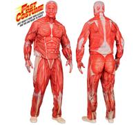 Widmann – Costume musclé avec masque – Tenue complète pour Halloween et Carnaval