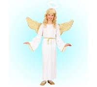 Widmann Angel (Dress, Belt, Halo) (104 cm / 2-3 Years) White