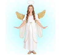 Widmann Angel (Dress, Halo) (158 cm / 11-13 Years) White
