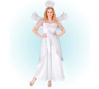Widmann Angel (Dress, Wings, Halo) (M) White