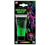 Widmann - Aqua Make-Up Tube de 30 ml qui brille sous la lumière UV, maquillage, carnaval, fête à thème, Halloween