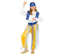 Widmann Arab Princess (Shirt, Vest, Pants With Veils, Belt, Headpiece) (140 cm /