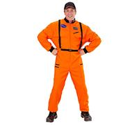 Widmann Costume astronaute 11061 Combinaison spatiale Orange Homme S