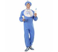 Widmann Costume bébé garçon Party Fashion - Combinaison, bonnet et bavoir bleu