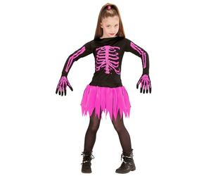 Widmann Ballerinia Skeleton (Shirt, Skirt, Gloves) (128 cm / 5-7 Years) Differen