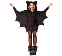 Widmann Costume chauve-souris à capuche – Déguisement Halloween Carnaval