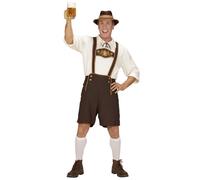 Widmann Bavarian Man (Lederhosen, Shirt,Socks, Hat) (XXL) Different Colors