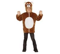 Widmann Bear In Soft Plush (Hoodie With Mask) (98 cm / 1-2 Years) Brown