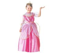 Widmann Beauty Queen (Dress, Belt, Crown) (128 cm / 5-7 Years) Pink