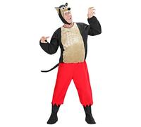 Widmann Big Bad Wolf (Stuffed Coat, Pants, Boot Covers, Headpiece With Mask) (M)