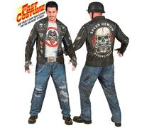 Widmann Biker Fast Costume (Jacket, Pants, Gloves) (L) Different Colors