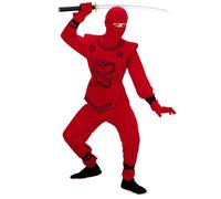 Widmann Black Ninja (Coat With Ties, Pants With Ties, Chest Armour, Mask) (158 c