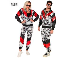 Widmann Black/Red Skulls Shell Suit (Jacket, Pants) (M) Different Colors