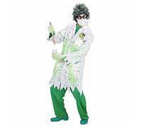 W WIDMANN MILANO Party Fashion - Costume docteur sanglant, blouse de médecin, médecin d'horreur, déguisements de carnaval, Halloween
