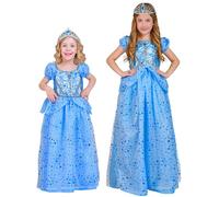 Widmann Blue Princess / Fairy (Dress) (140 cm / 8-10 Years) Blue