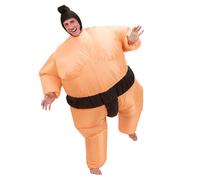 Widmann S.r.l. Déguisement bodybuilder gonflable avec soufflerie intégrée Taille unique Orange