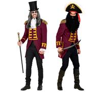Widmann Burgundy Parade Coat For Man (XL) Bordeaux