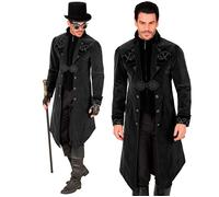 Widmann Burgundy Velvet Gothic Coat (XS) Bordeaux