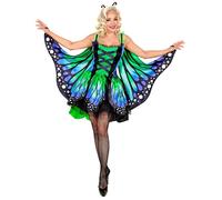 W WIDMANN MILANO Costume Papillon – Robe avec tutu et ailes – Déguisement carnaval