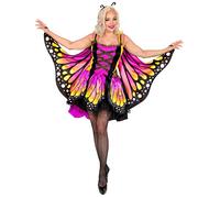 Widmann Butterfly - robe tutu, ailes et antennes - Taille L, rose