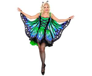 Widmann Butterfly (Tutu Dress, Wings, Antennas) (XS) Blue