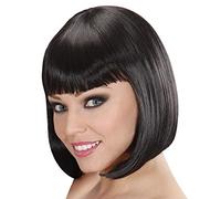 WIDMANN C9176 - Perruque casquée Jolie, Femme Adulte, américaine, années 1920, années 1930, Hollywood, Spectacle, Carnaval, Couleur Noir