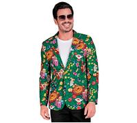 W WIDMANN Milano Party Fashion Veste de Mode de Fête Vêtements Homme (Lot de 1) | Veste de costume pour costumes des années 70/80, festivals, carnaval, soirées à thème