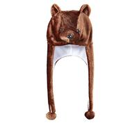 W WIDMANN MILANO Party Fashion - casquette d'animal, Party Animals, chapeau en tissu, chapeau en peluche, costume d'animal