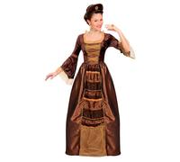 Widmann – Déguisement princesse médiévale (robe et coiffe avec voile) – Taille XXL