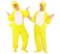 Widmann Chicken In Soft Plush (Hooded Jumpsuit With Mask) (XL - h 190 cm) Differ