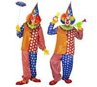 Widmann Clown (Coat With Ruff, Pants, Hat) (S) Different Colors