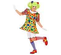 Widmann Costume clown pour fille – Robe avec cerceaux, Cirque & Carnaval
