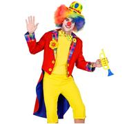 W WIDMANN MILANO Party Fashion - Costume clown, queue de pie, cirque, boute-en-train, carnaval