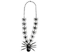 WIDMANN MILANO PARTY FASHION W, Collier Élégant, Design raffiné, araignées délicates, couleur noire classique, longueur de 40 cm, polyéthylène léger et durable, polyvalent pour toutes occasions