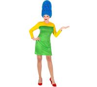 Widmann Comics Girl (Dress, Wig) (S) Different Colors