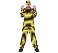 Widmann Convict Yellow/Black (Coat, Pants, Hat) (XL) Yellow