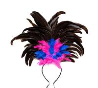 Widmann Copacabana 66015 Serre-tête en plumes Multicolore