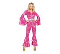 W WIDMANN MILANO Party Fashion - Costume années 70 Disco Style, combinaison, Dancing Queen, une pièce, tenue Bad Taste