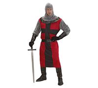 Widmann Dark Age Knight (Long Coat, Belt, Armbands, Helmet, Boot Covers) (XL) Di