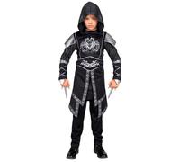 Widmann S.r.l. Robe à capuche Dark Assassin 158 cm / 11-13 ans Noir