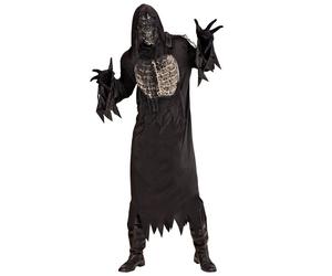 Widmann Death Bride (Dress, Sleeves, Headpiece With Black Roses & Veil) (L) Grey