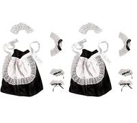 WIDMANN Déguisement de soubrette adulte (Lot de 2)