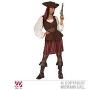Widmann - Déguisement femme pirate des caraibes-L rouge G