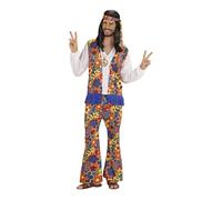 Widmann Déguisement hippie homme avec ruban et médaillon pour homme (S) S