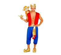 Widmann - Costume Aladdin - Gilet, pantalon, écharpe, turban - XXL - Plusieurs couleurs