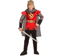 W WIDMANN MILANO Party Fashion - Costume enfant roi Arthur, médiéval, prince, conte de fées, déguisements de carnaval