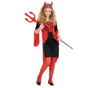 Widmann Devil (Dress, Horns) (140 cm / 8-10 Years) Different Colors