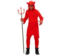 Widmann Devil (Hooded Robe) (104 cm / 2-3 Years) Red